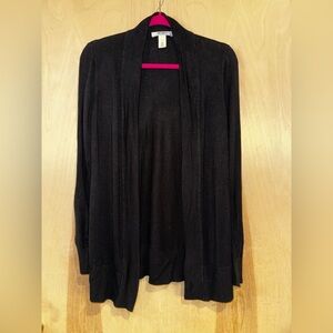 White House Black Market Black Cardigan